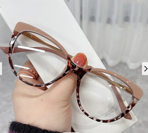 <span class=keywords><strong>Gafas</strong></span> con Montura Óptica TR90 de Ojo de Gato para Mujer con Logotipo Personalizado, Bloqueo de Luz Azul y Estilo de Moda - Product Image 2