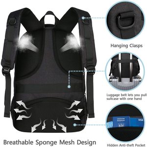 <span class=keywords><strong>Mochila</strong></span> Clásica de Fábrica a Precio de Mayoreo, <span class=keywords><strong>Mochila</strong></span> de Viaje para la Universidad, Escuela Secundaria, Portátil, Resistente al Agua, Personalizada y a la Moda - Product Image 2