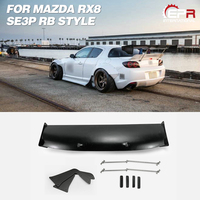 Spoiler Belakang Mazda RX8 SE3P RB Style Single Deck GT Bahan Fiber Glass Kualitas Premium Suku Cadang Mobil 2004-2021