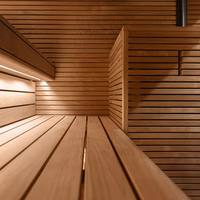 Pemanas Sauna Portabel Kayu EOKO Home dengan Ozon, Sauna Inframerah Jauh