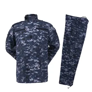 XINXING Atacado Personalizado YL11 Combate Outdoor Training Suit Azul Escuro ACU Digital Camuflagem Tático Uniforme