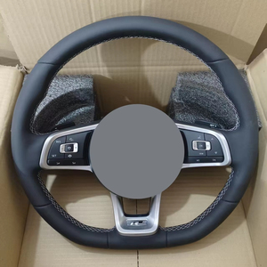 <span class=keywords><strong>Volant</strong></span> en cuir amélioré pour Volkswagen <span class=keywords><strong>Golf</strong></span> 6/<span class=keywords><strong>7</strong></span> R R-line <span class=keywords><strong>Golf</strong></span> MK6 Mk7 GTI <span class=keywords><strong>GTD</strong></span> Passat Plug and Play - Product Image 2