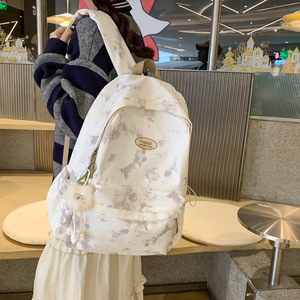 Nouveau <span class=keywords><strong>sac</strong></span> <span class=keywords><strong>à</strong></span> <span class=keywords><strong>dos</strong></span> imperméable pour filles, style Instagram, tie-dye, nylon, léger, spacieux, capacité 20L 35L, polyester, <span class=keywords><strong>collège</strong></span> - Product Image 4