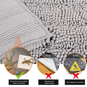 Alfombras <span class=keywords><strong>de</strong></span> Baño FIGOO, Alfombra <span class=keywords><strong>de</strong></span> Microfibra Extra Suave y Absorbente, Tapete <span class=keywords><strong>Antideslizante</strong></span> <span class=keywords><strong>para</strong></span> Bañera, <span class=keywords><strong>Ducha</strong></span> - Product Image 6