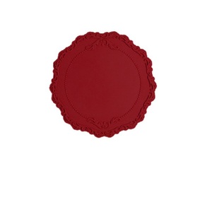 2023 Retro Colorful Silicone Lace <b>Trivet</b> Lightweight Pad Coaster for Kitchen Table Home Woven Design for Wedding Occasions Food - Product Image 3