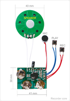 Módulo de Sonido con Sensor de Luz DIY, Chip de Sonido Grabable Micro USB, Caja Reproductora de Música Programable a Prueba de Agua, de Plástico, para Cumpleaños