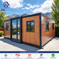 Maison Modulaire Extensible de Luxe 3 Chambres avec Cuisine, Conforme aux Normes AU, en PEX sans Plomb, 40Ft 30Ft 20Ft