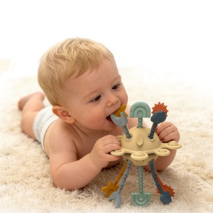 <span class=keywords><strong>Jouet</strong></span> sensoriel en silicone pour bébé, <span class=keywords><strong>jouet</strong></span> d'apprentissage précoce Montessori, <span class=keywords><strong>jouet</strong></span> de voyage portable pour siège auto et avion - Product Image 2