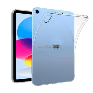 360 Rotating Stand Clear Acrylic Back Shell Solid Color Protective Tablet Cover Case For Ipad Pro 11 For Ipad Mini 6 Air 4
