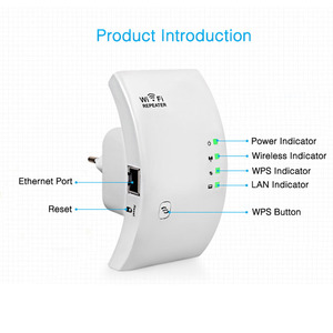 Repetidor WiFi inalámbrico Wifi extensor 300Mbps WiFi amplificador de largo alcance Wi-fi amplificador de señal Wi-fi punto de acceso Wlan Repiter - Product Image 4