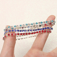 Bracelet chaîne de tennis personnalisable, accessoires unisexes mignons et tendance, pierre principale zircon, cadeau tendance, bijoux d'usine