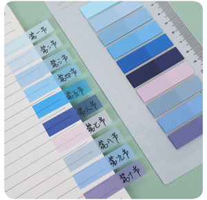 Pegatinas Adhesivas Transparentes Personalizadas con Función de Viscosidad, Notas Adhesivas Escribibles y Etiquetas de Anotación <span class=keywords><strong>para</strong></span> <span class=keywords><strong>Libros</strong></span>, Bloc de Notas - Product Image 5