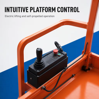 Plateforme de travail hydraulique autopropulsée Everlift Electric 300 kg à batterie plomb-acide, élévateur à ciseaux 4m 6m 8m 10m 12m