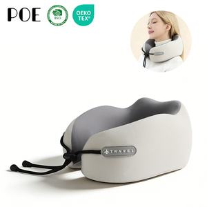 Oreiller de <span class=keywords><strong>voyage</strong></span> personnalisé en mousse à mémoire de forme en U pour le cou, soutien cervical, <span class=keywords><strong>avion</strong></span>, voiture, avec logo personnalisé - Product Image 1