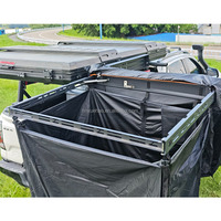 Tente de douche latérale pour voiture, imperméable, à coque rigide, pour toilettes et vestiaire montés sur véhicule, 4 saisons, pour le camping et les voyages tout-terrain