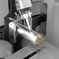 Machine de biseautage de coupe de tuyau de fer SS à montage latéral Machine de découpe laser CNC de 230mm de diamètre pour tuyau en acier