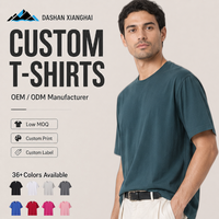 T-shirts personnalisés de haute qualité en coton imprimé pour hommes – Vente en gros de t-shirts d'été unis à manches courtes pour hommes