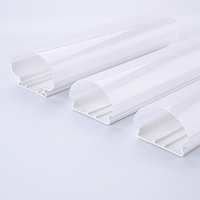Diffuseur transparent laiteux personnalisé en polycarbonate extrudé pour lampe LED, style moderne asiatique
