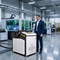 Machine de nettoyage laser à impulsions portable pour valises et bagages, machine de nettoyage laser à fibre pour l'élimination de la peinture fine, de la rouille et de l'huile