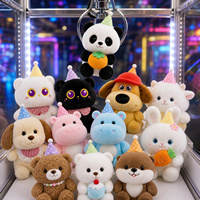 Peluches pour machine à griffes, peluches de récompense pour grue, animaux en peluche doux et mignons pour machines de jeux d'arcade
