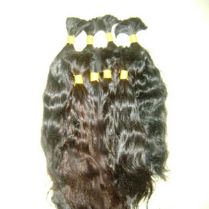 Cabello Humano Remy Indio 100% Natural, 100g, Precio Bajo, Cabello Virgen a Granel con Doble Trama a Máquina - Product Image 1