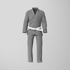 Kimono de Jiu-Jitsu <span class=keywords><strong>sans</strong></span> logo, haute qualité, unisexe, en coton perlé, pour les arts martiaux - Product Image 4