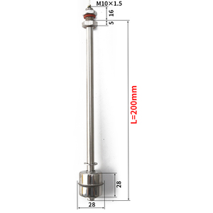 Alta resistencia a la temperatura de 0 V-220 V 50W tanque de acero inoxidable de nivel del agua de la piscina con Sensor de líquido interruptor de flotador ES20010 2A1 - Product Image 2
