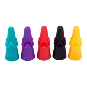 Bouchon de bouteille de vin en acier inoxydable au design créatif en forme de cône, avec joint en silicone, bouchon de bouteille de bière, bouchon de bouteille de boisson – En stock - Product Image 5