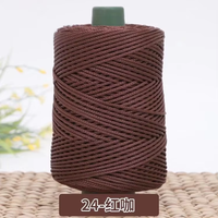Benang Polyester 3mm, Benang Nylon Es, Tali untuk Merajut Pakaian, Tas, Sepatu, Topi, Harga Pabrik