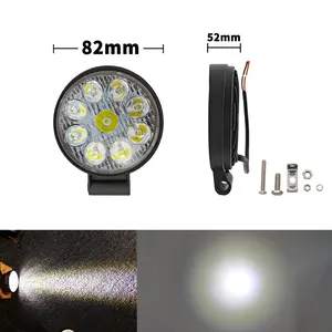 3Inch 27W LED Làm Việc Ánh Sáng Xe Tải Trailer Xe Máy 4WD LED Làm Việc Ánh Sáng Thanh Xe LED Làm Việc Ánh Sáng Spotlight