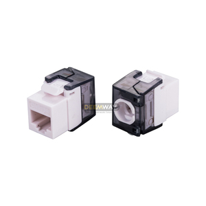 Oem Ethernet cat6A Keystone Jack RJ45 mô-đun mạng <span class=keywords><strong>UTP</strong></span> cơ thể ngắn 8P8C mô-đun - Product Image 1