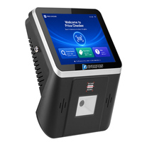 Escáner de Códigos de Barras de Autoservicio, Verificador de Precios con Pantalla Táctil para Hoteles Comerciales, Verificador de Códigos QR de 8 Pulgadas
