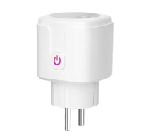 Stock Mini enchufe inteligente con medición de potencia Alexa y Google Home Control de voz Tuya WiFi enchufe inteligente para EE. UU. Reino Unido UE