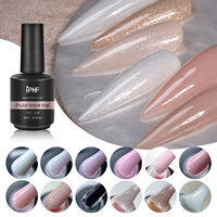 Gel de construction liquide 2-en-1 multifonction pour ongles, base en caoutchouc dur, couleur couvrante