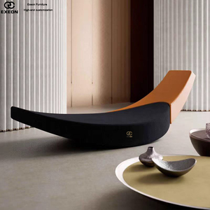 26 Últimos Diseños de Muebles - Sillón de Salón Moderno y Lujoso de Tela para Interiores de Villas y Hogares - Sillón Creativo Estilo Banana - Product Image 2