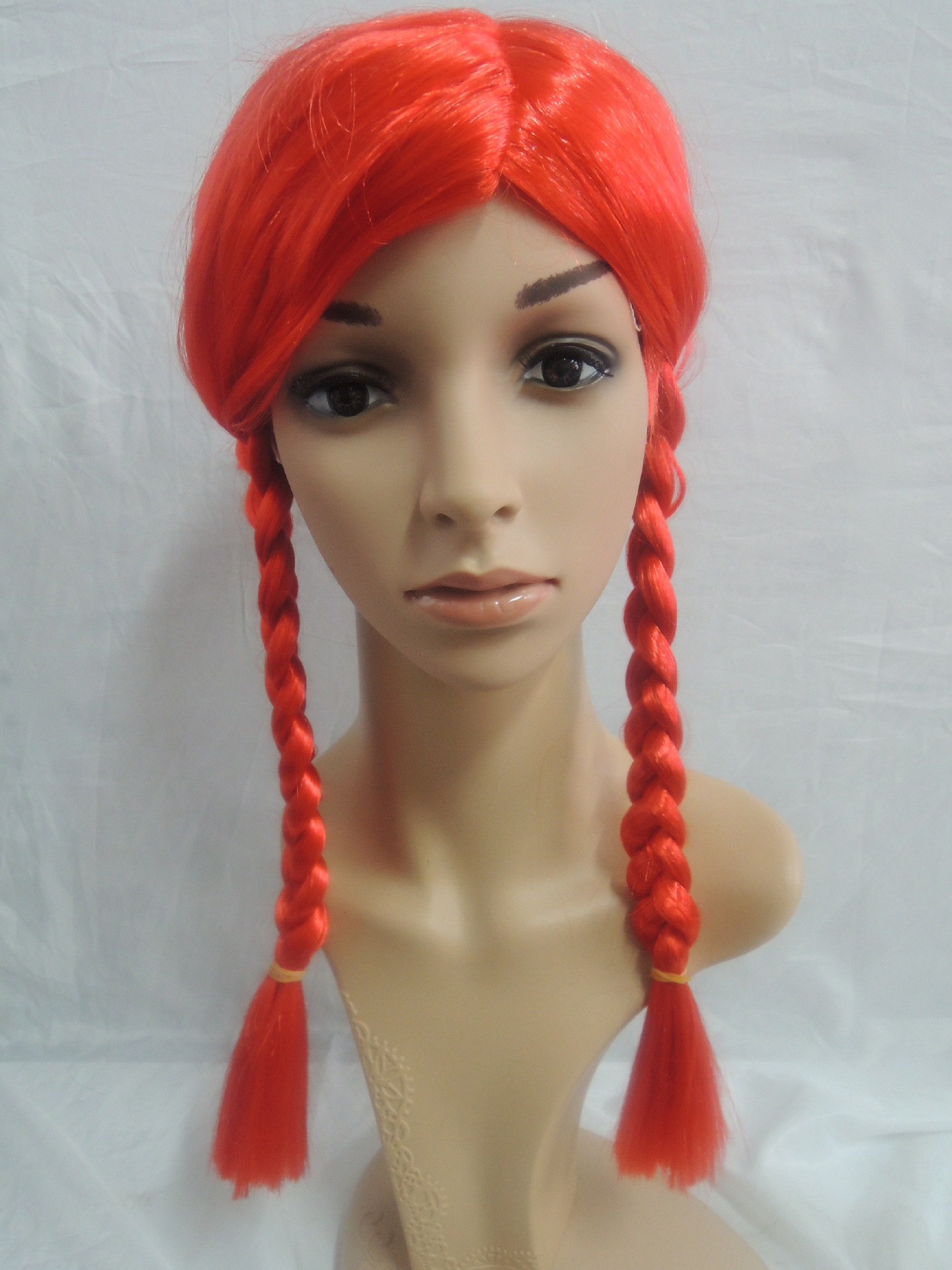 Trecce doppie rosse