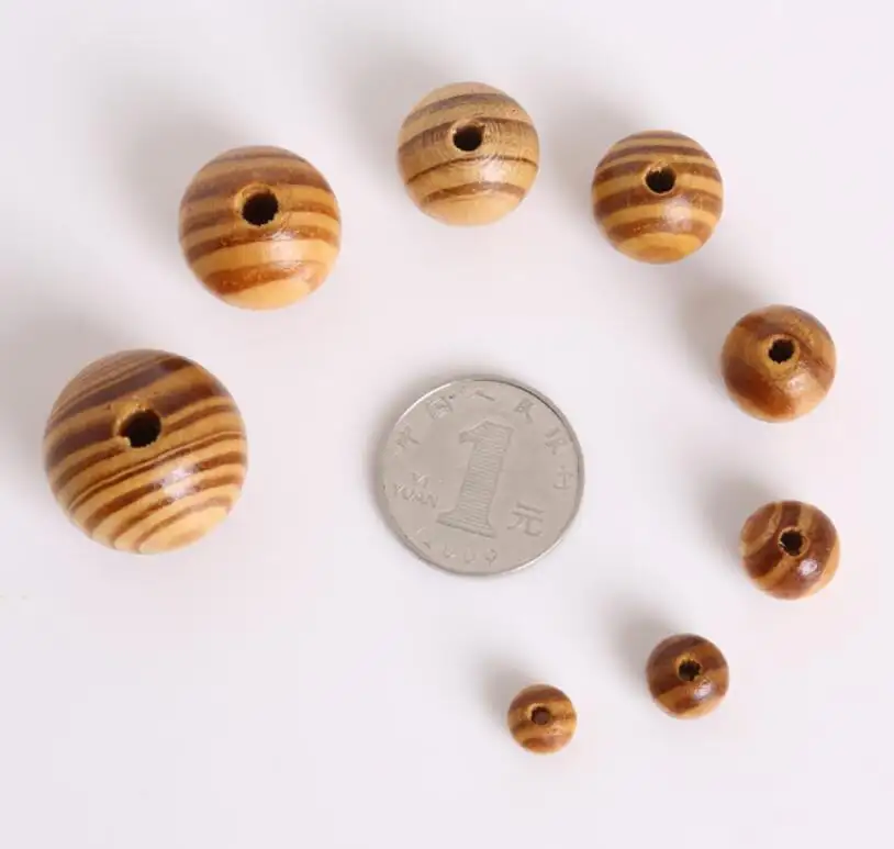 Fornitori di 6-30 millimetri rotonda perline di legno perline di legno Per La Produzione di Gioielli
