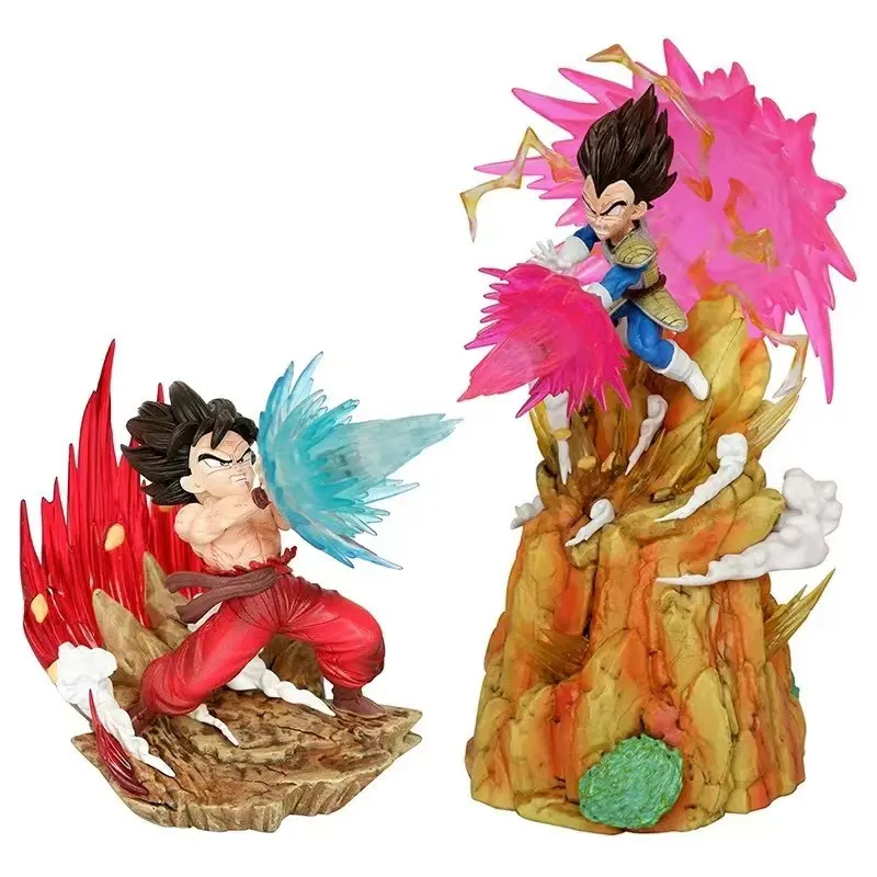 Botu LEDเรืองแสงAction FigureผักVS Goku 7 ลูกมังกรPVCอะนิเมะของเล่นFigurine Shopสะสมของเล่น