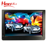Mini télévision 11 12 pouces 1280*800 Batterie intégrée 1800mAh Carte USB TF Télévision numérique portable