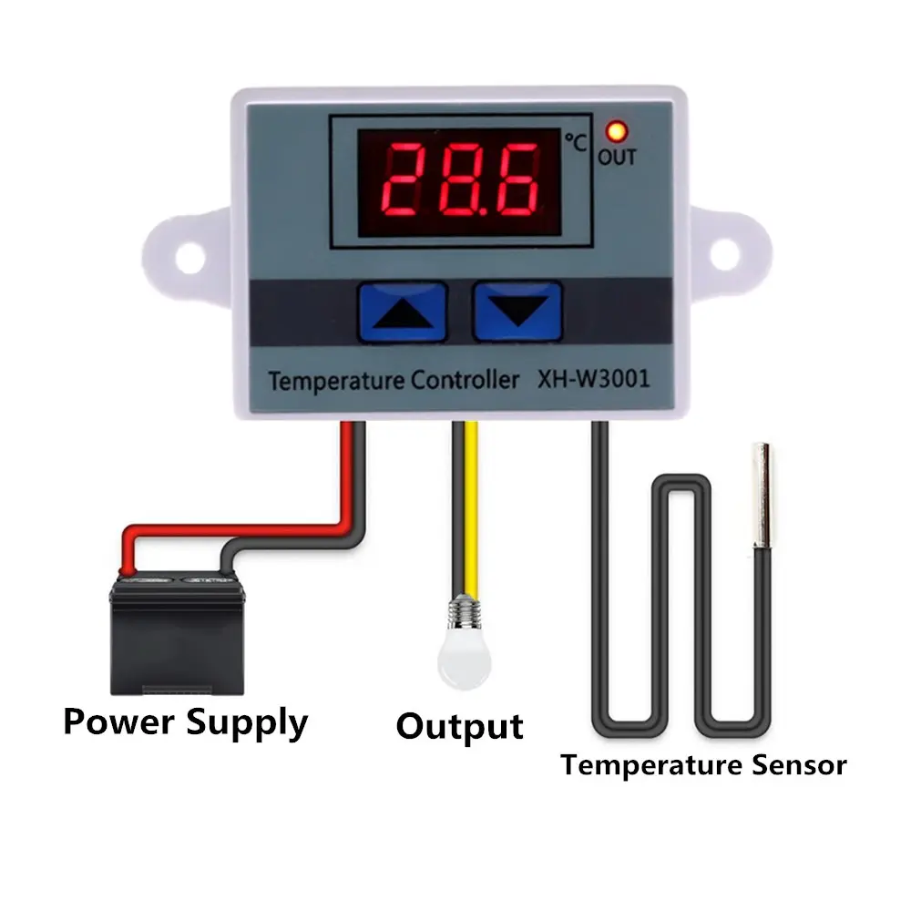 XH-W3001 Digitale Temperatuurregelaar Thermostaatregeling Mini Incubator