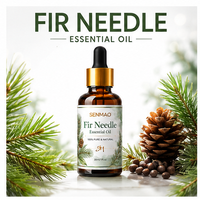 Huile Essentielle Naturelle d'Aiguilles de Sapin 100% Pure Distillée à la Vapeur Abies Sibirica pour Diffuseur d'Aromathérapie, Salle de Massage, Parfum d'Ambiance