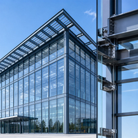 Structure en acier de qualité supérieure pour murs-rideaux, designs architecturaux modernes pour bâtiments de grande hauteur, fournis directement par l'usine