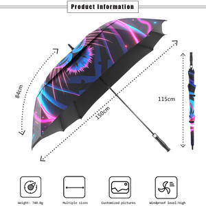 Hot Sale Printed Cartoon Golf <b>Umbrella</b> Water Repellent Quick Dry Fabric Inversion <b>Umbrella</b> for Car Trunk Storage Outdoor - Product Image 2