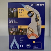 Torche de brasage au gaz MAPP NX003 à allumage automatique, turbo-soudage avec tuyau de 1,5 m pour la soudure de tuyaux en cuivre de réfrigération et de climatisation