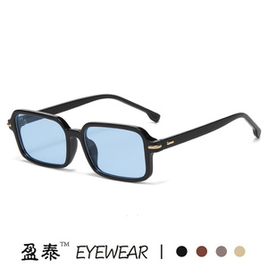 Mi Ding Small Frame <b>Square</b> <b>Sunglasses</b> UV400 PC Frame Unisex Fashion - Product Image 3