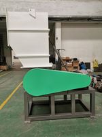 Broyeur de plastique Greenlandplast 500KGH PA Nylon, machines de broyage de plastique PP PE ABS PVC, broyeur de flocons PET