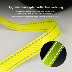 Haustierleine, 8 Meter lange Leine, Hundeleine, Nylon, automatisch einziehbar, schwarze Leine, Hundeleine, Heimtierbedarf - Product Image 6