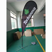 Drapeaux à plumes défilantes personnalisés avec logo d'entreprise, durables pour l'extérieur, mât en fibre de verre, matériau polyester, impression numérique, installation facile