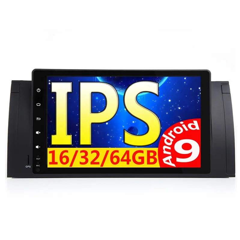 IPS süper 9 ''ekran Android10 araba Stereo radyo multimedya hiçbir DVD OYNATICI BMW 7 için 5 serisi E39 E38 X5 e53 M5 GPS navigasyon