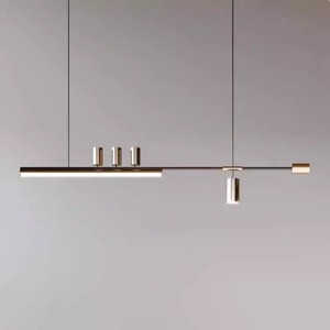 โคมไฟห้อยเพดานดีไซน์เนอร์สไตล์มินิมอลทันสมัยสำหรับโต๊ะอาหาร โคมไฟบาร์สไตล์อิตาลีสุดหรูสำหรับห้องอาหาร - Product Image 4